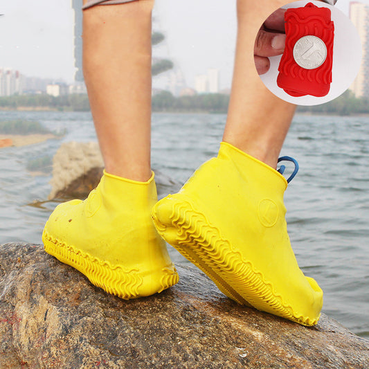 Portable Silicone Waterproof Non-Slip Shoe Covers