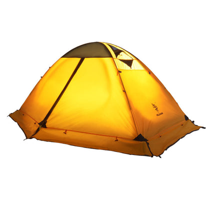 Double-Layer Aluminum Pole Camping Tent