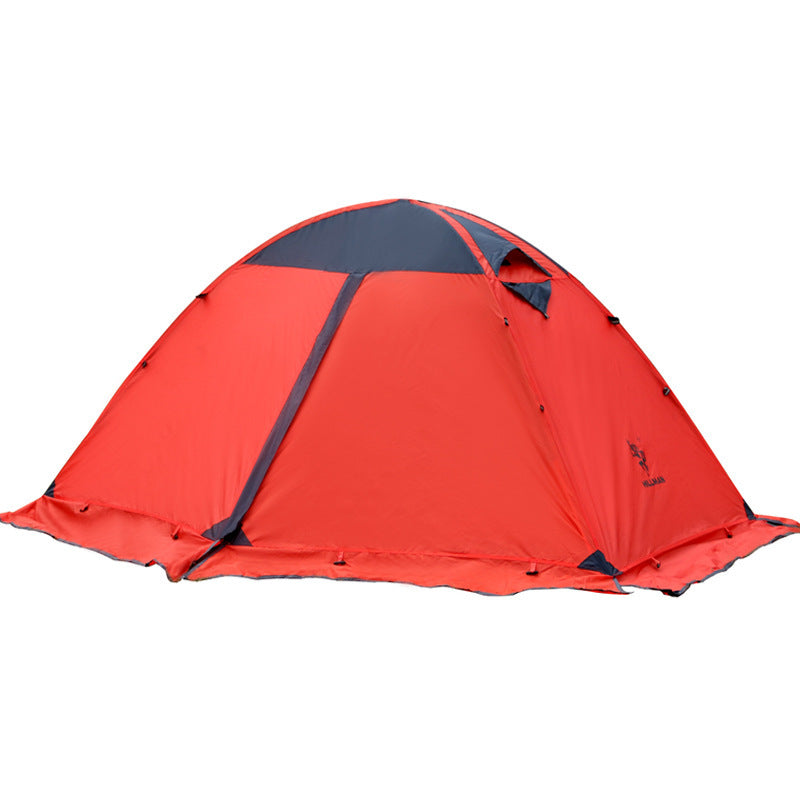 Double-Layer Aluminum Pole Camping Tent