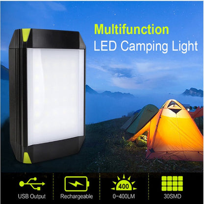 Lampe de Camping Rechargeable LED avec Batterie Externe USB