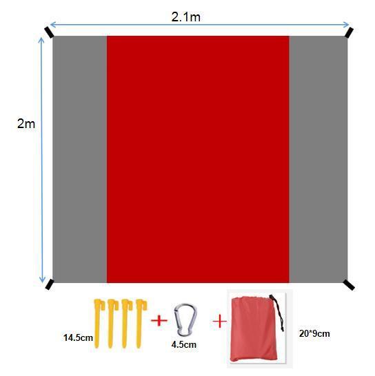 Folding Waterproof Beach & Picnic Mat